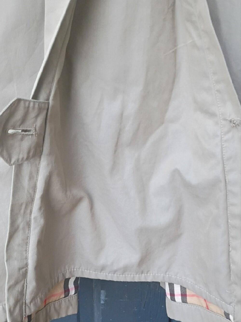 Burberry Beige Double-Breasted Trench Coat - Picture 8 of 10